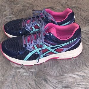 ASICS gel contend 3 purple and pink size 9.5